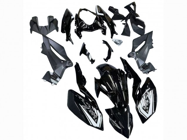Mejores Carenados Moto Kawasaki Z400 2018-2024 - Negro Brillante