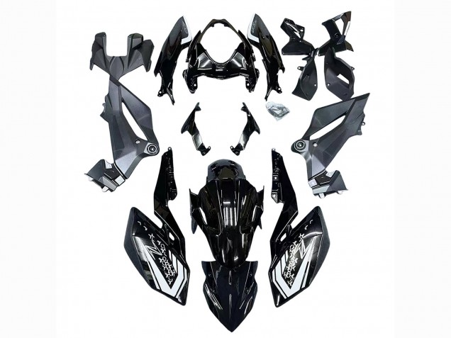 Mejores Carenados Moto Kawasaki Z400 2018-2024 - Negro Brillante