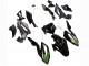 Mejores Carenados Moto Kawasaki Z400 2018-2024 - Blanco Negro Brillante Verde