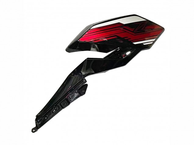 Mejores Carenados Moto Kawasaki Z400 2018-2024 - Rojo Caramelo Negro Brillante