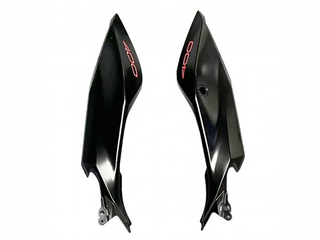 Mejores Carenados Moto Kawasaki Z400 2018-2024 - Rojo Caramelo Negro Brillante