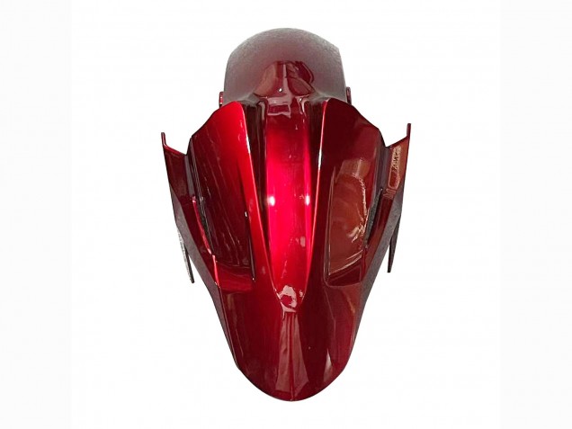 Mejores Carenados Moto Kawasaki Z400 2018-2024 - Rojo Caramelo Negro Brillante