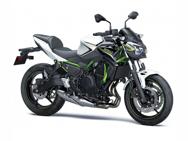 Mejores Carenados Moto Kawasaki Ninja Z650 2017-2019 - Negro Blanco Amarillo