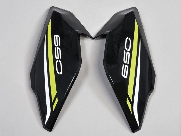 Mejores Carenados Moto Kawasaki Ninja Z650 2017-2019 - Negro Blanco Amarillo