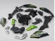 Mejores Carenados Moto Kawasaki Ninja Z650 2017-2019 - Negro Verde Plata