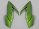Mejores Carenados Moto Kawasaki Ninja Z650 2017-2019 - Negro Verde Plata