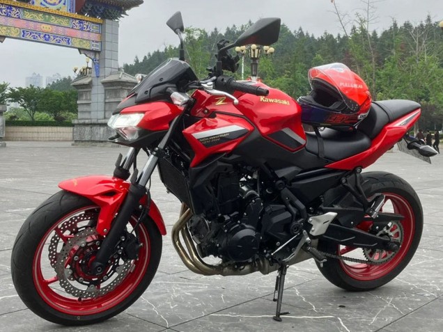Mejores Carenados Moto Kawasaki Ninja Z650 2020-2023 - Rojo Negro