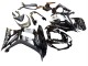 Mejores Carenados Moto Kawasaki Z1000SX 2010-2016 - Negro Brillante Oro Blanco Mobil West