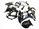 Mejores Carenados Moto Kawasaki Z1000SX 2010-2016 - Negro Brillante Oro Blanco Mobil West