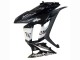 Mejores Carenados Moto Kawasaki Z1000SX 2010-2016 - Negro Brillante Oro Blanco Mobil West