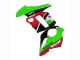 Mejores Carenados Moto Kawasaki Z1000SX 2010-2016 - Verde Rojo Negro Brillante Elf 35