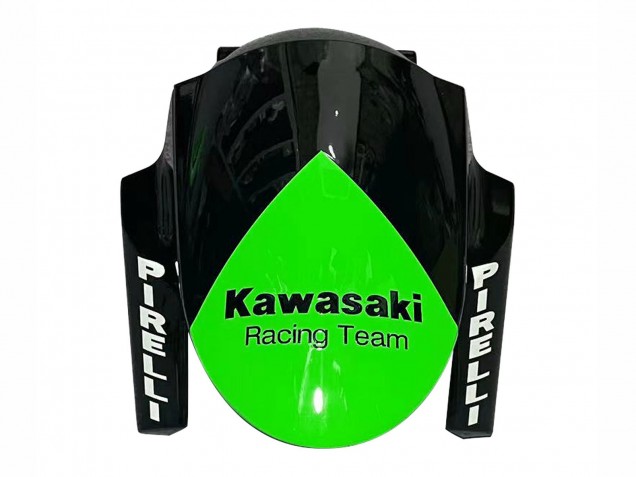 Mejores Carenados Moto Kawasaki Z1000SX 2010-2016 - Verde Rojo Negro Brillante Elf 35