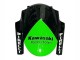 Mejores Carenados Moto Kawasaki Z1000SX 2010-2016 - Verde Rojo Negro Brillante Elf 35