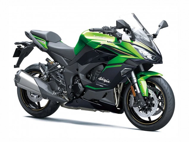 Mejores Carenados Moto Kawasaki Z1000SX 2020-2025 - Negro Verde Ninja