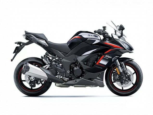 Mejores Carenados Moto Kawasaki Z1000SX 2020-2025 - Negro Rojo Plata Ninja