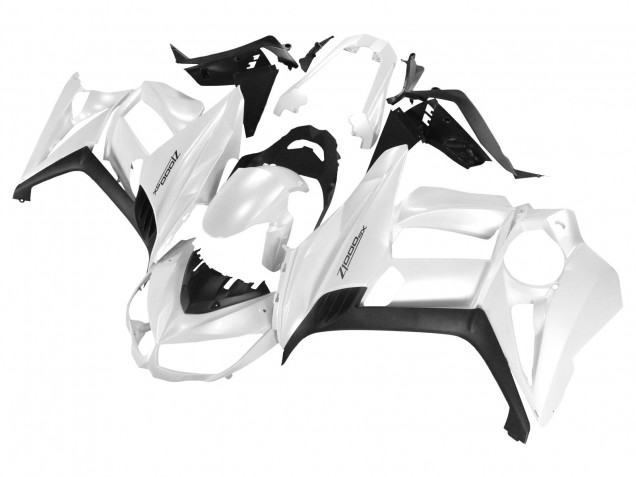 Mejores Carenados Moto Kawasaki Z1000SX 2010-2016 - Blanco Perla Negro