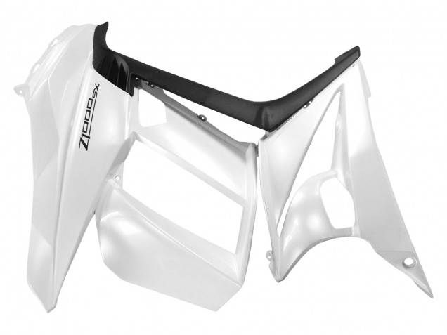 Mejores Carenados Moto Kawasaki Z1000SX 2010-2016 - Blanco Perla Negro