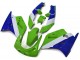 Mejores Carenados Moto Kawasaki ZXR250 1989-1990 - Verde Blanco Azul