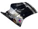 Mejores Carenados Moto Kawasaki ZXR250 1989-1990 - Negro Brillante Gris Elf Touch4 Bridgestone
