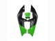 Mejores Carenados Moto Kawasaki ZXR250 1989-1990 - Verde Negro Brillante Elf Touch4 Bridgestone