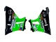 Mejores Carenados Moto Kawasaki ZZR600 1998-2003 - Verde Negro Monstruo Elf