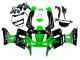 Mejores Carenados Moto Kawasaki ZZR600 1998-2003 - Verde Negro Monstruo Elf