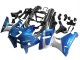 Mejores Carenados Moto Kawasaki ZZR400 1993-2007 - Azul Plata Negro