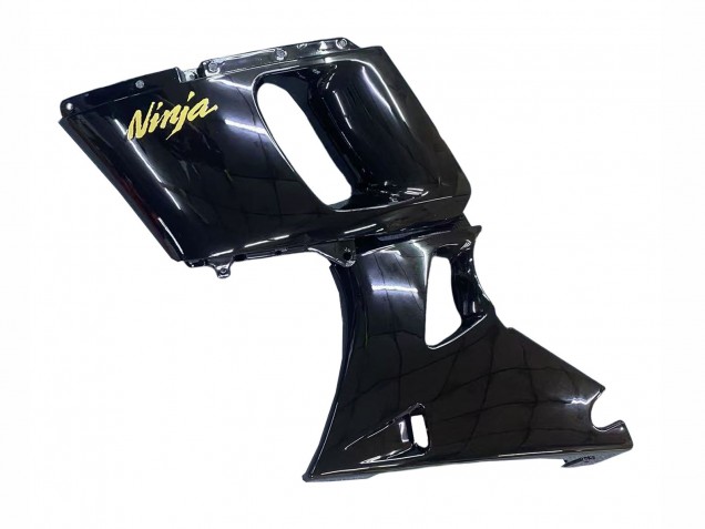 Mejores Carenados Moto Kawasaki ZZR600 1998-2003 - Negro Brillante Oro Ninja