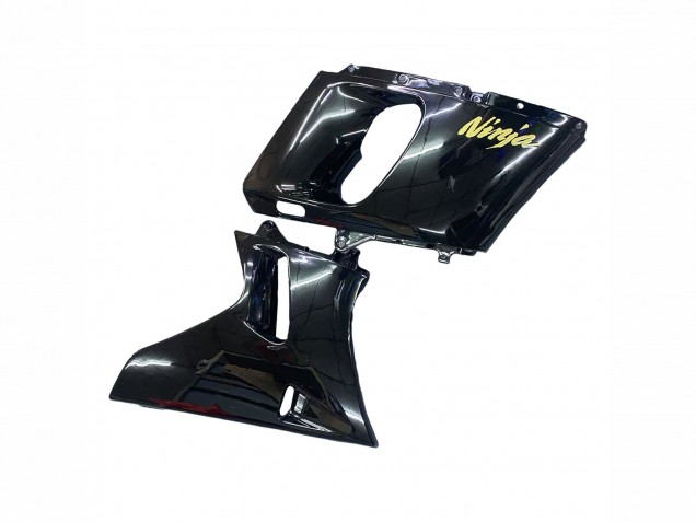 Mejores Carenados Moto Kawasaki ZZR600 1998-2003 - Negro Brillante Oro Ninja