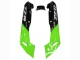 Mejores Carenados Moto Kawasaki ZZR400 1993-2007 - Verde Negro Brillante Llama