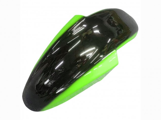 Mejores Carenados Moto Kawasaki ZZR600 1998-2003 - Verde Negro Brillante Llama