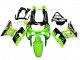 Mejores Carenados Moto Kawasaki ZZR600 1998-2003 - Verde Negro Brillante Azul Monstruo Elf Touch4 Bridgestone
