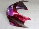 Mejores Carenado Moto Kawasaki ZZR1100 1993-2003 - Rojo Oscuro