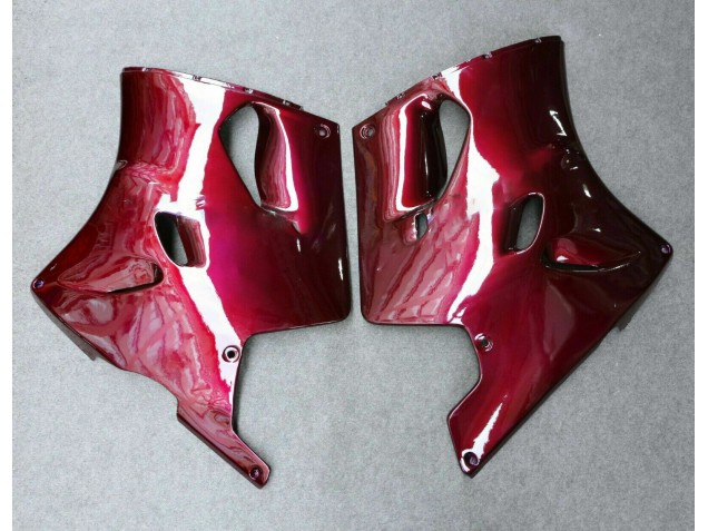 Mejores Carenado Moto Kawasaki ZZR1100 1993-2003 - Rojo Oscuro