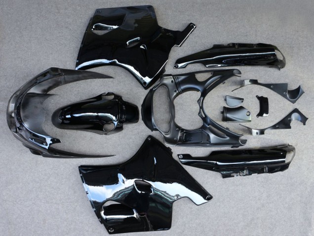 Mejores Carenado Moto Kawasaki ZZR1100 1993-2003 - Negro Brillante