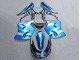 Mejores Carenados Moto Kawasaki ZZR1100 1993-2003 - Azul Brillante Gris