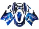 Mejores Carenados Moto Kawasaki ZZR1100 1993-2003 - Azul Plata Negro