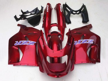 Mejores Carenados Moto Kawasaki ZZR1100 1993-2003 - Rojo Brillante