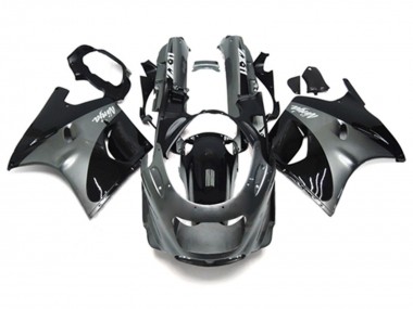Mejores Carenados Moto Kawasaki ZZR1100 1993-2003 - Gris Negro Ninja