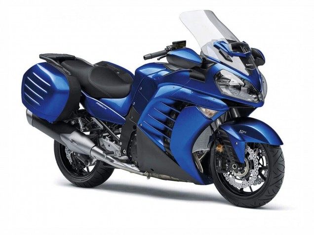 Mejores Carenados Moto Kawasaki GTR1400/ZG1400 2007-2009 - Azul Negro