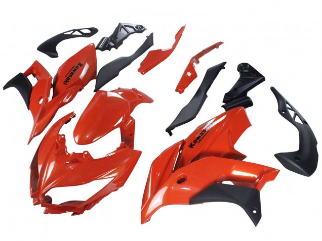 Mejores Carenados Moto Kawasaki Versys 650 2015-2021 - Rojo Negro Mate