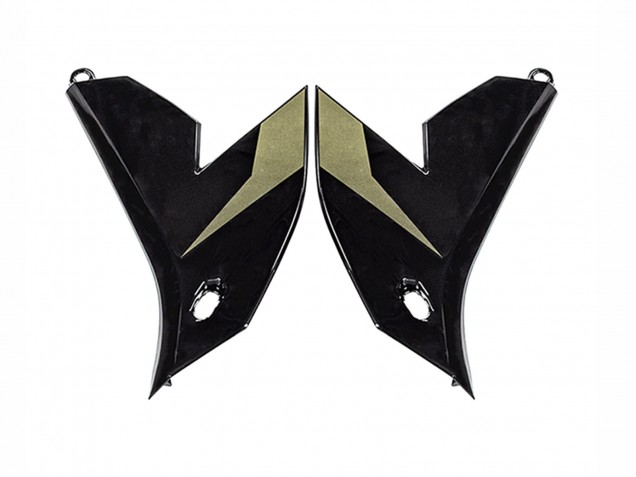 Mejores Carenados Moto Kawasaki Versys 650 2022-2025 - Verde Oscuro Negro