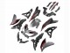 Mejores Carenados Moto Kawasaki Versys 650 2022-2025 - Gris Rojo Negro