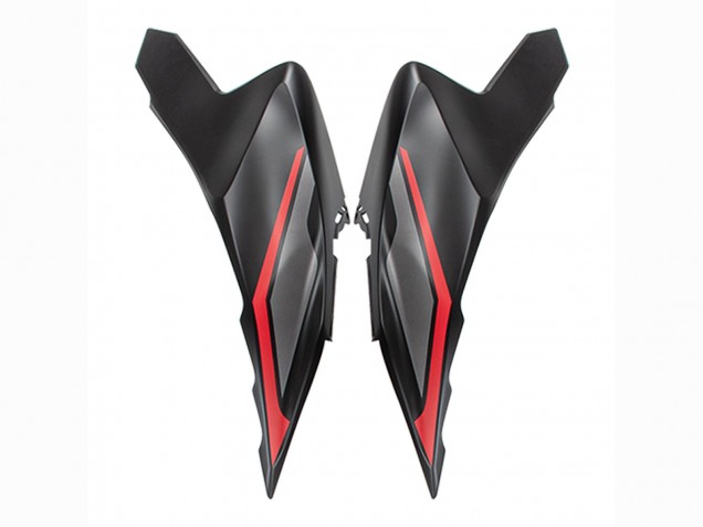Mejores Carenados Moto Kawasaki Versys 650 2022-2025 - Gris Rojo Negro