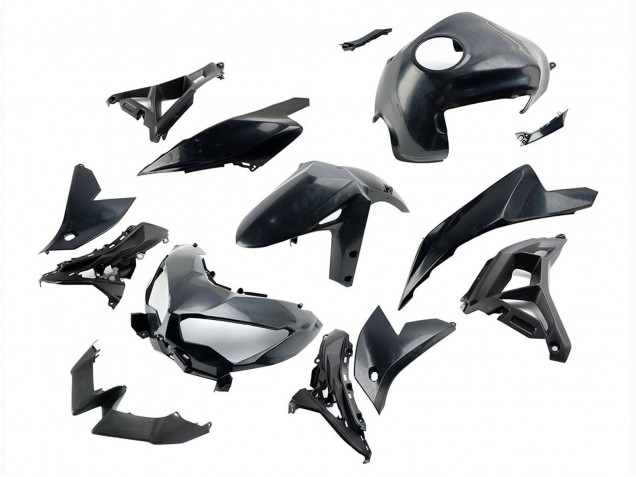 Mejores Carenados Moto Kawasaki Versys 650 2022-2025 - Negro Brillante