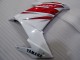 Mejores Carenados Moto Yamaha FZ6R 2009-2015 - Blanco Rojo Negro