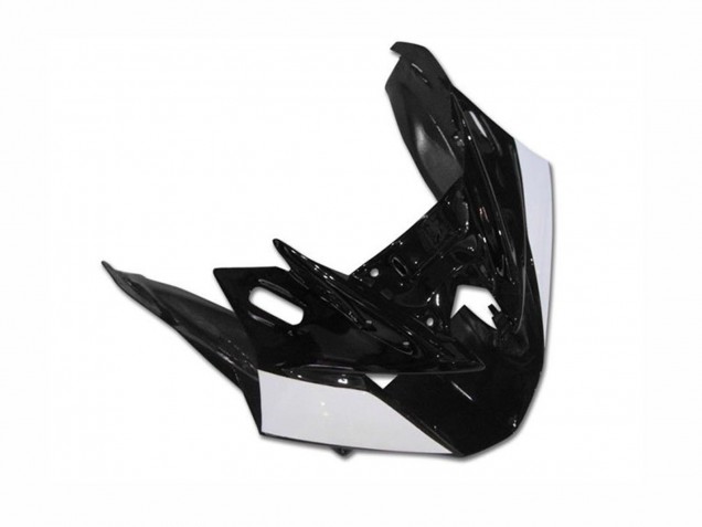 Mejores Carenados Moto Yamaha FZ6R 2009-2015 - Negro Brillante Blanco