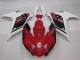 Mejores Carenados Moto Yamaha FZ6R 2009-2015 - Rojo Blanco Negro 6