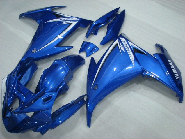 Mejores Carenados Moto Yamaha FZ6R 2009-2015 - Azul Blanco
