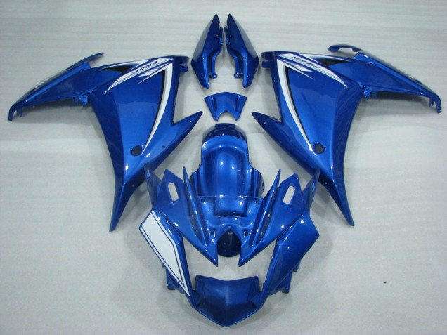 Mejores Carenados Moto Yamaha FZ6R 2009-2015 - Azul Blanco